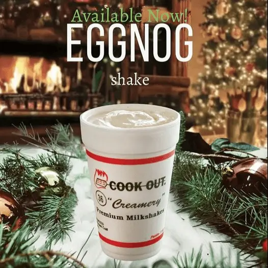 Fresh Eggnog Milkshake 
